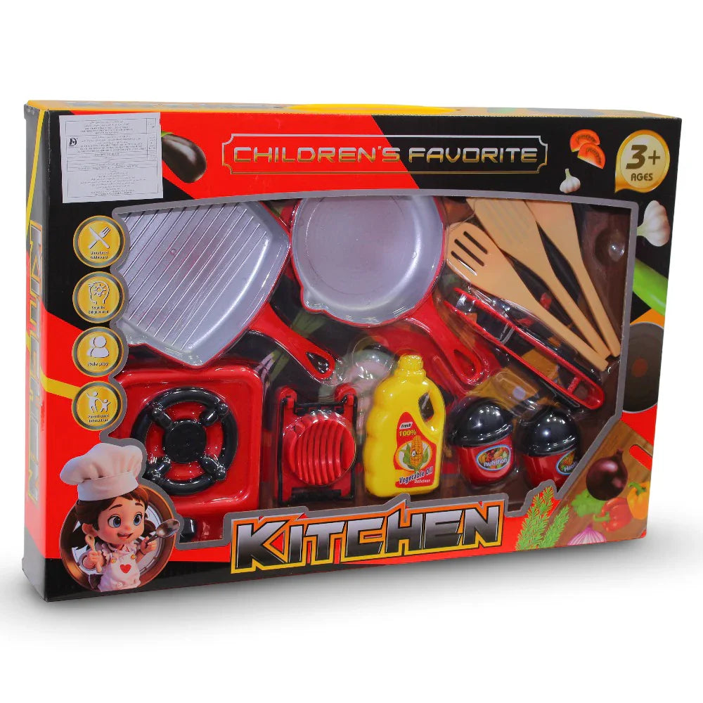 Children's Favorite Kitchen Toy Set - Cooking Time