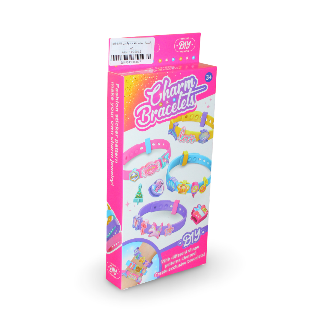 DIY Charm Bracelet Set for Girls – Mini Fashion Jewelry Kit - Toys - OKO