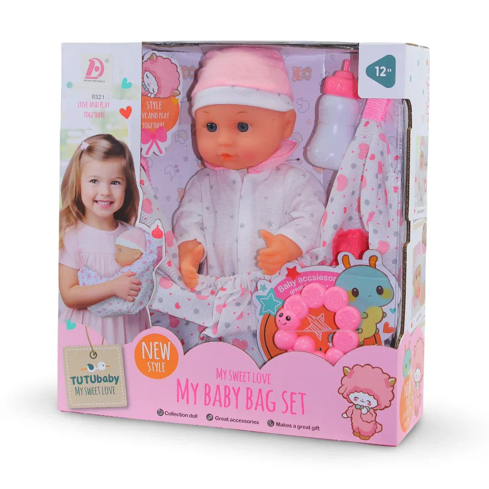 Tutu Baby My Sweet Love My Baby Bag Doll Set – 30 Cm