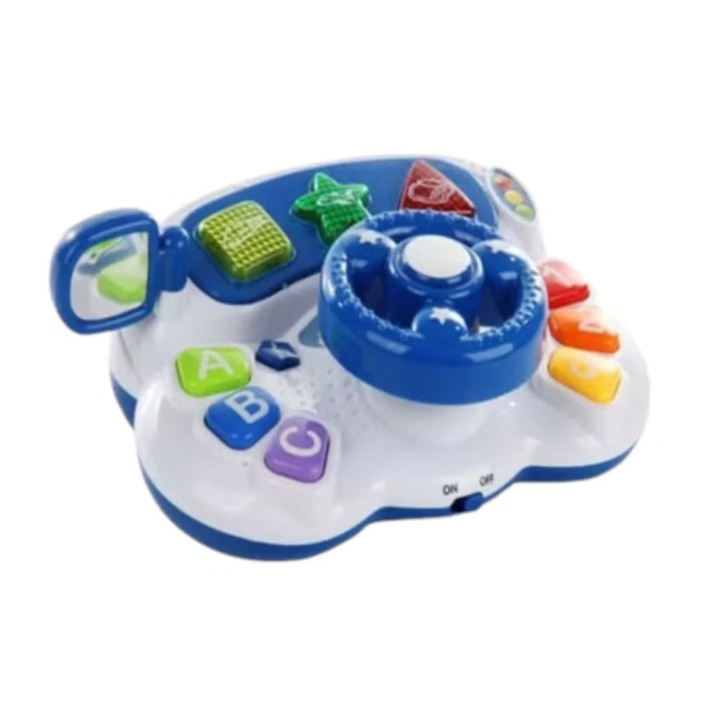 Abero "Enlightening Steering Wheel" Puzzle Toy – Blue - Toys