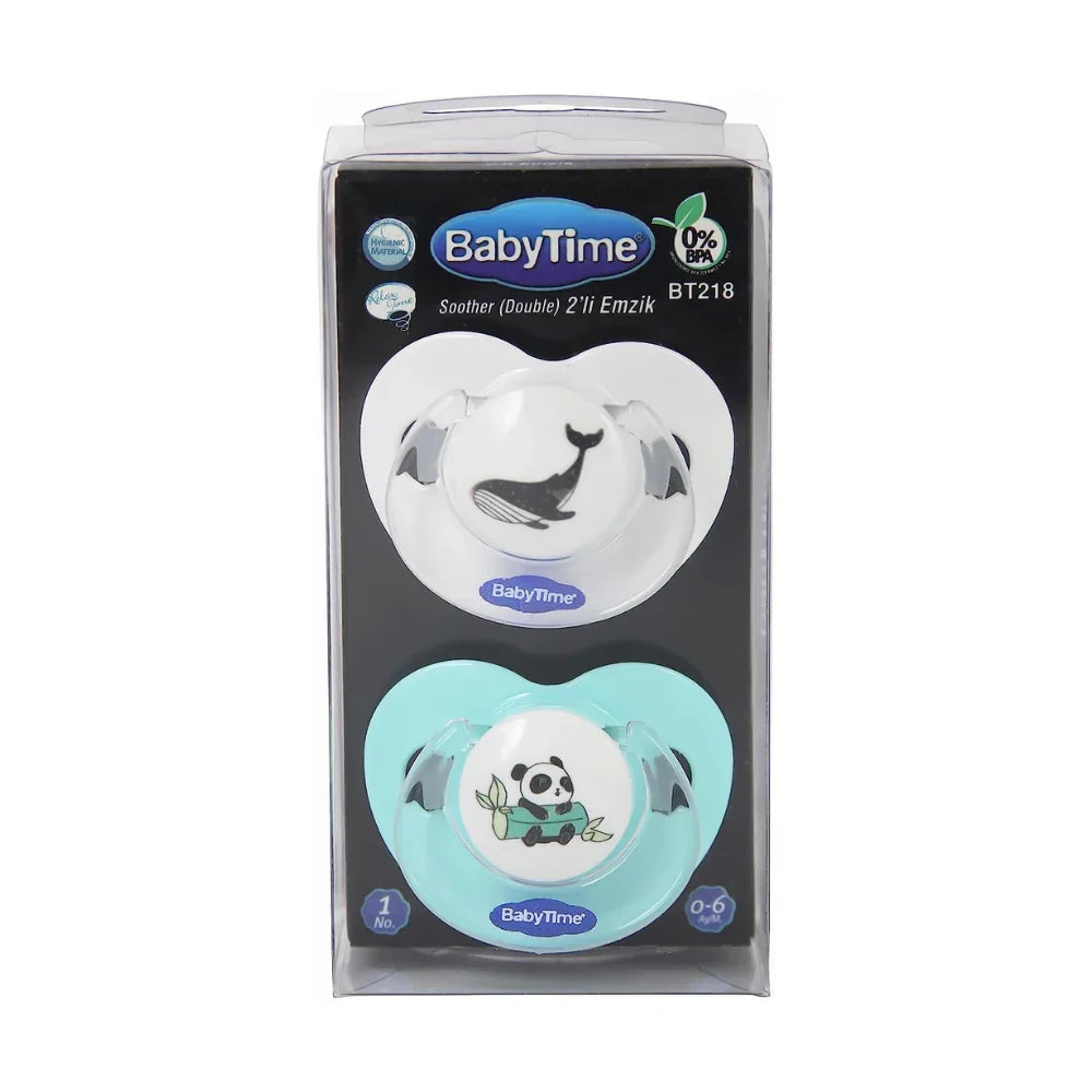 Baby Time Double Soother Set