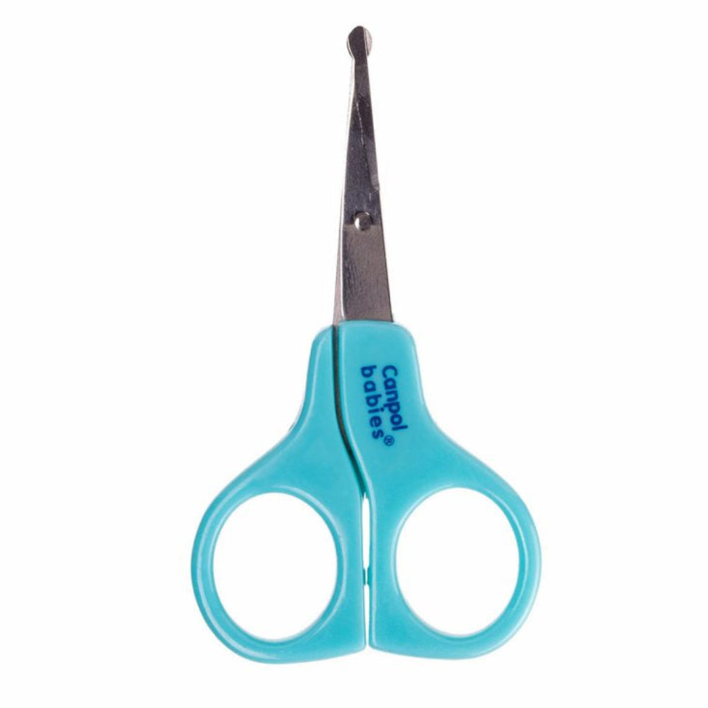 Canpol Babies Baby Scissors Rounded Edges – Baby Blue - Baby Essentials