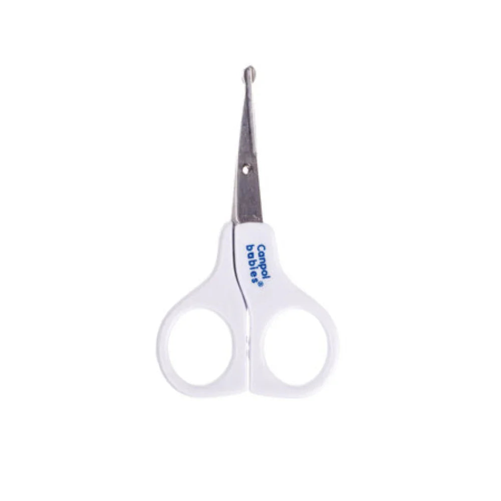 Canpol Babies Round Tip Baby Nail Scissors without Cover – White