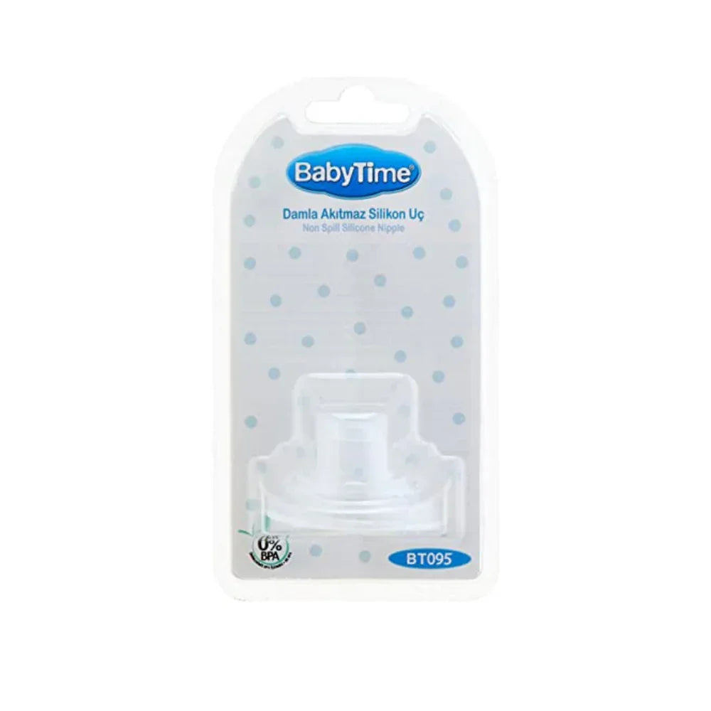 Baby Time Non-Spill Silicone Nipple - Baby Essentials