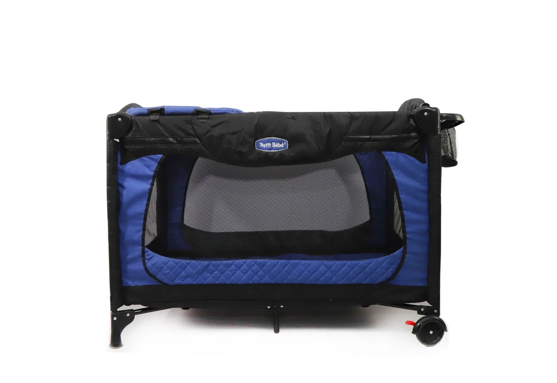 Baby Play Pen Premium Waterproof Linen – Dark & Blue