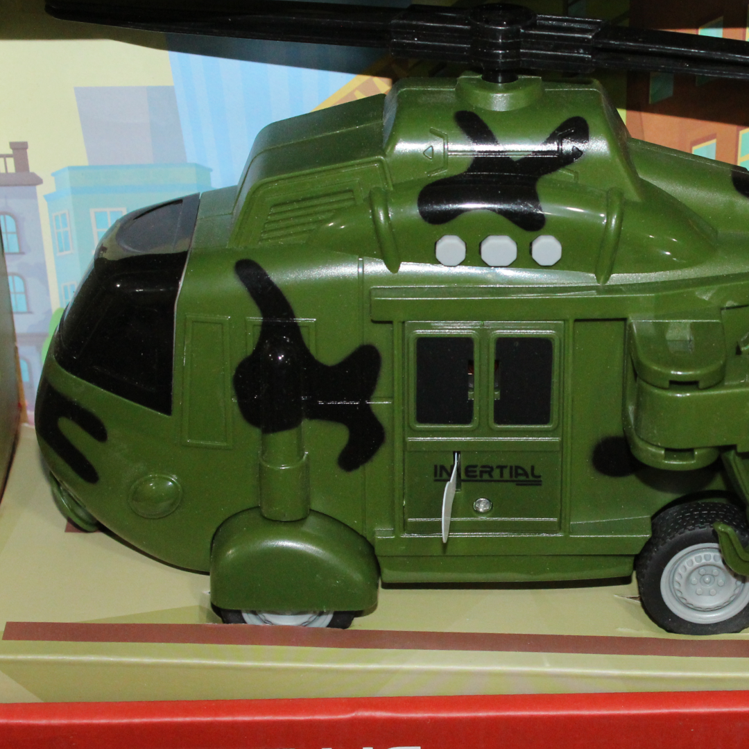 Military Cargo Transport Aircraft with Light & Sound