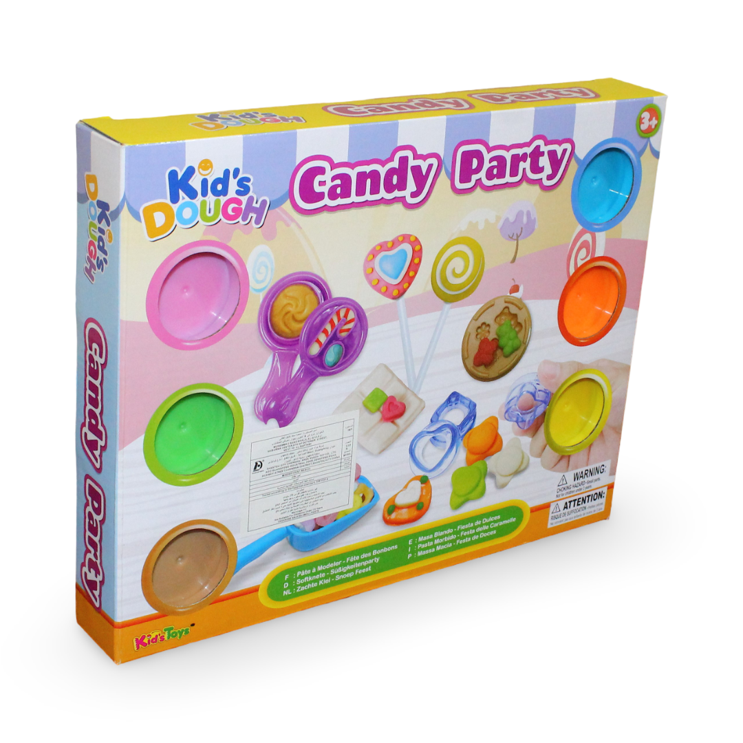 Kids Dough Candy Party Set with 6 Dough Cups - Toys - OKO