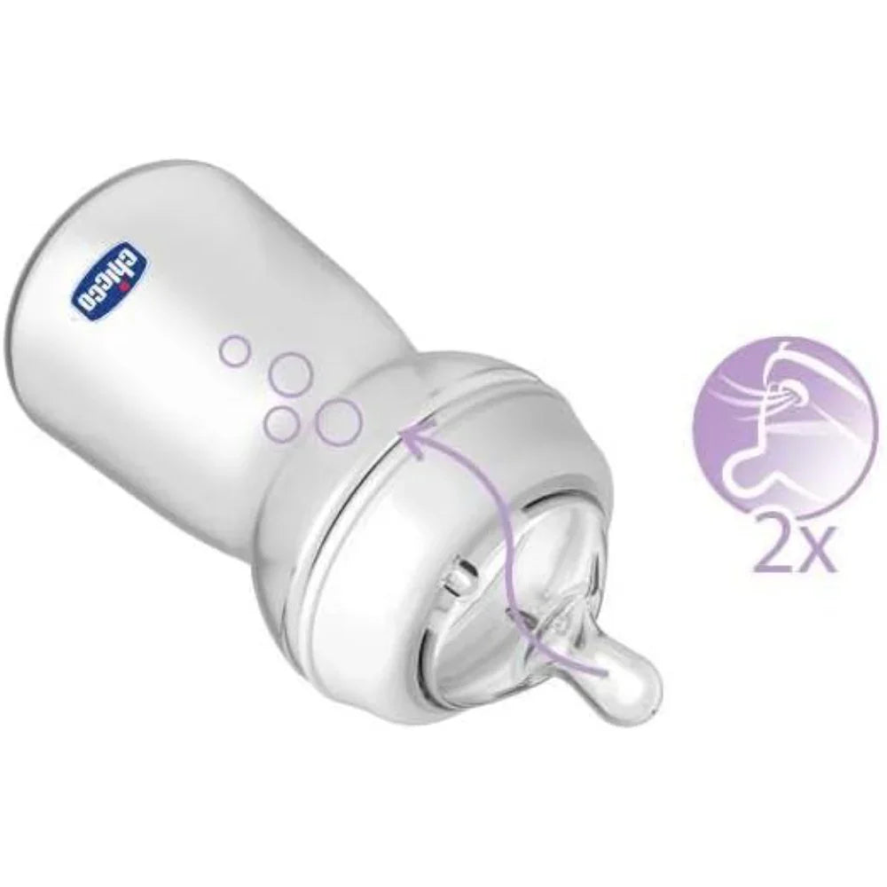 Chicco Natural Feelling Teat 6M+ Food Flow (2 Pcs)