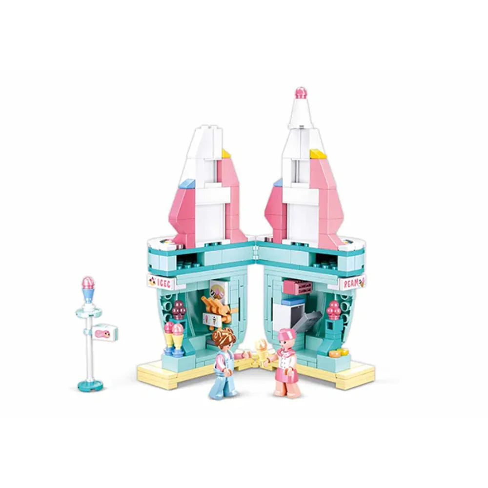 Sluban Creator Ice Cream Shop Building Blocks Set - 247 Pcs