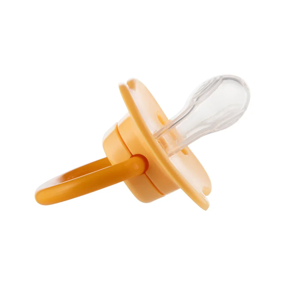 Canpol Babies Silicone Symmetrical Soother 0-6m – Orange (2Pcs)