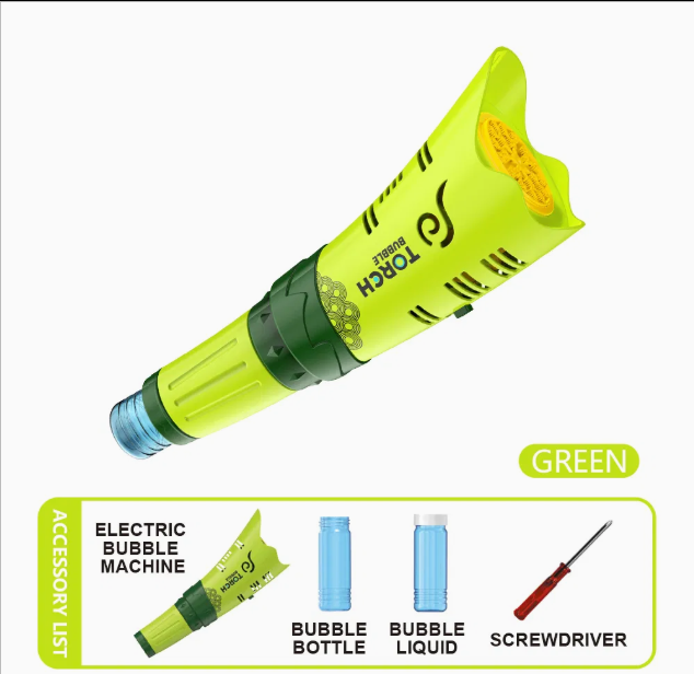 Torch Bubble Machine – Electric Bubble Machine - Party - OKO