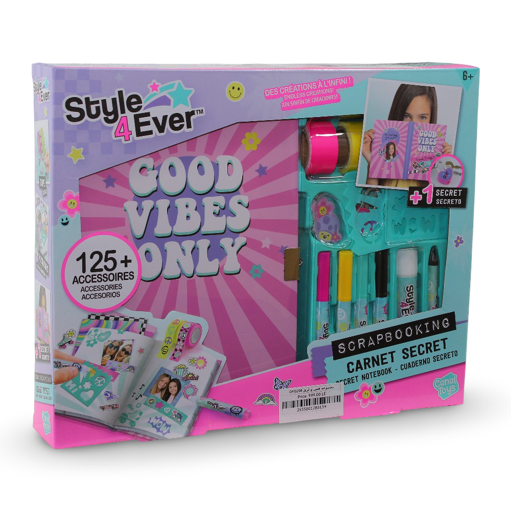 Style 4 Ever Scrapbooking Carnet Secret Portfolio - Toys - OKO