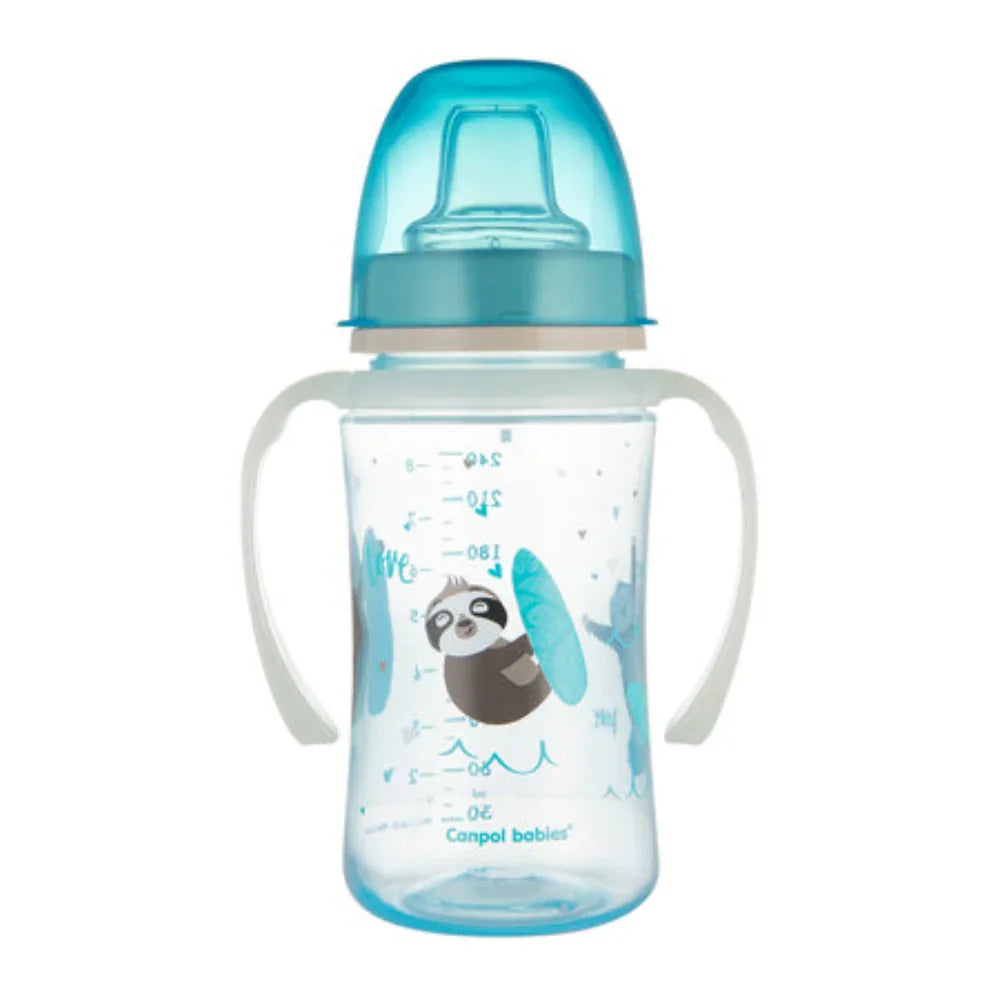 Canpol Babies Training Cup with Glowing Handles 240ml – Blue