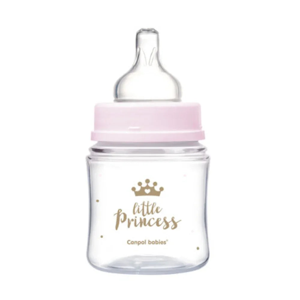 Canpol Babies Anti-colic Wide Neck Bottle 0m+ 120ml – Pink