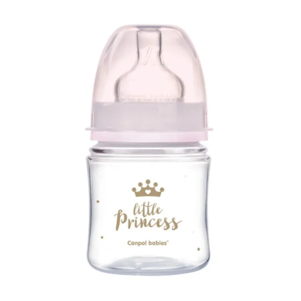 Canpol Babies Anti-colic Wide Neck Bottle 0m+ 120ml – Pink