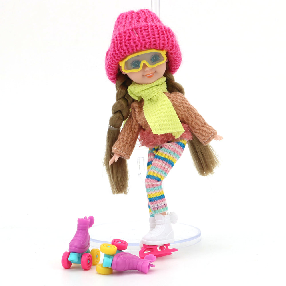Nini Love Winter Ski Doll – Fuchsia Hat