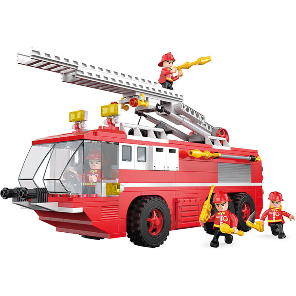 Cogo Fire Truck Building Block Set – 424 Pcs - Toys