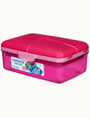 Sistema Lunch Box – BPA Free Plastic Pink 1.5L