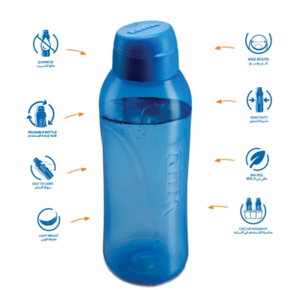 Tank Go Plastic Bottle 800 ml – Light Blue