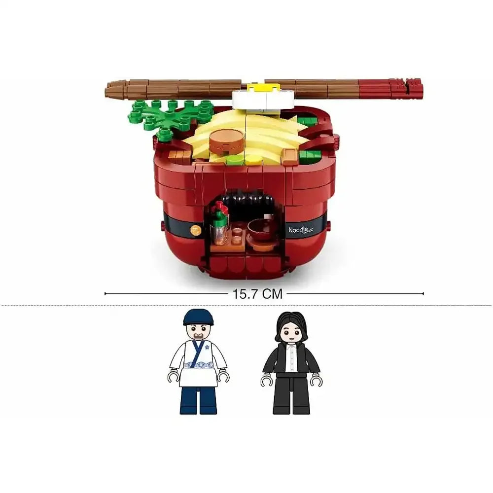 Sluban Food Court Noodle House Building Blocks Set - 345 Pcs