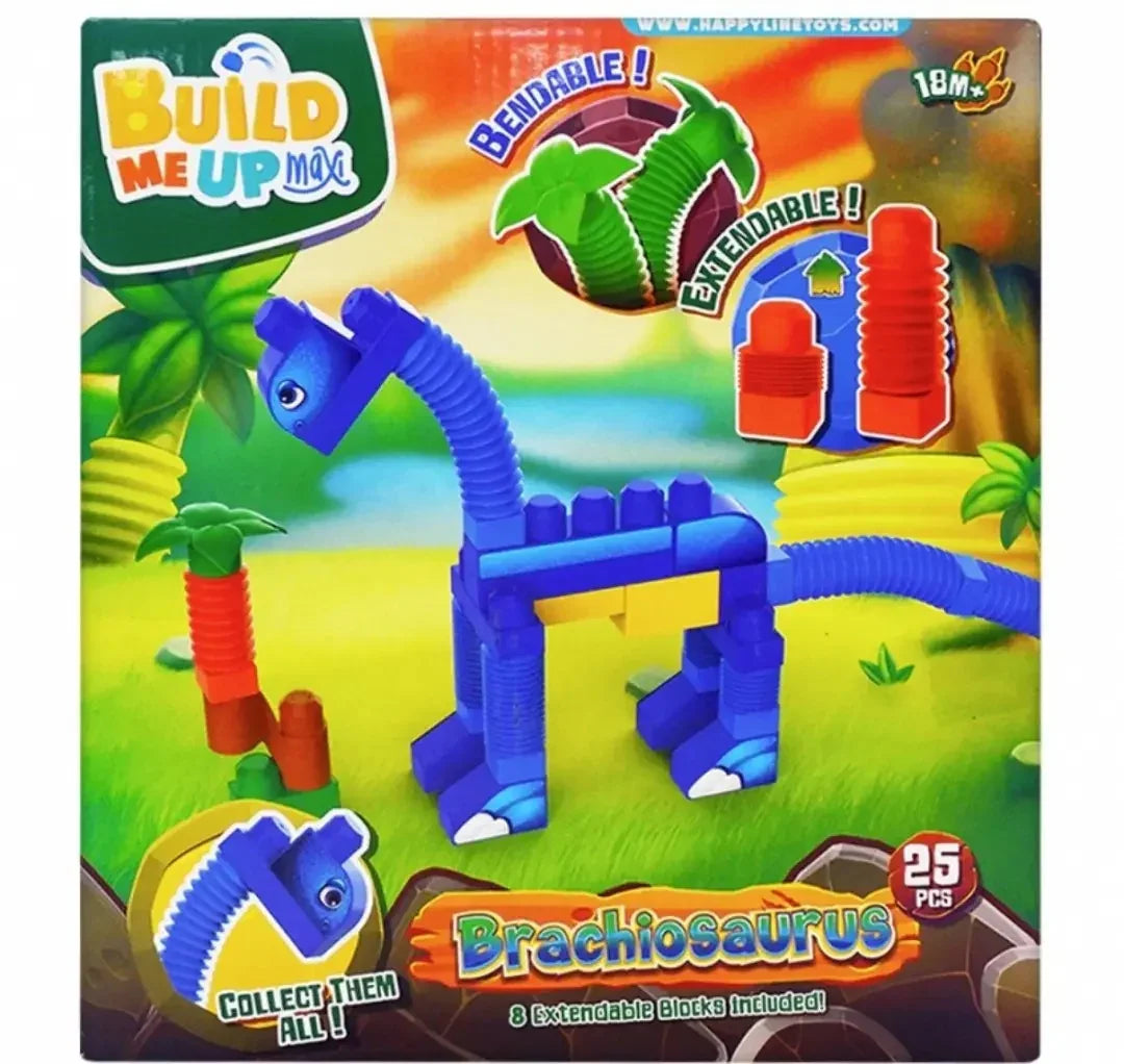 Happy Line Build Me Up Brachiosaurus - 25 Pcs - Toys