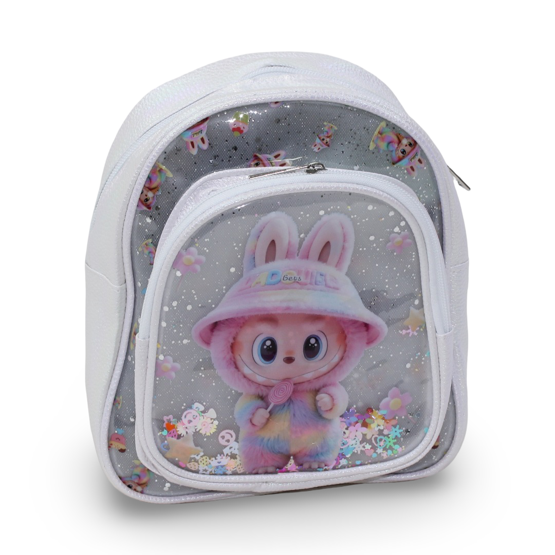 Labubu Backpack – White - School - Batal