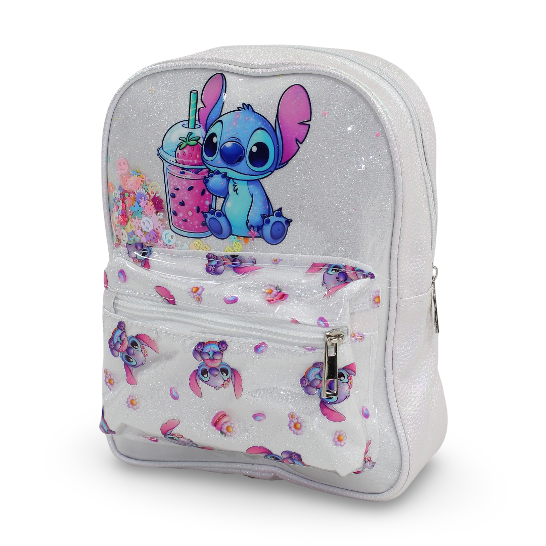 Stitch School Backpack – White - Batal