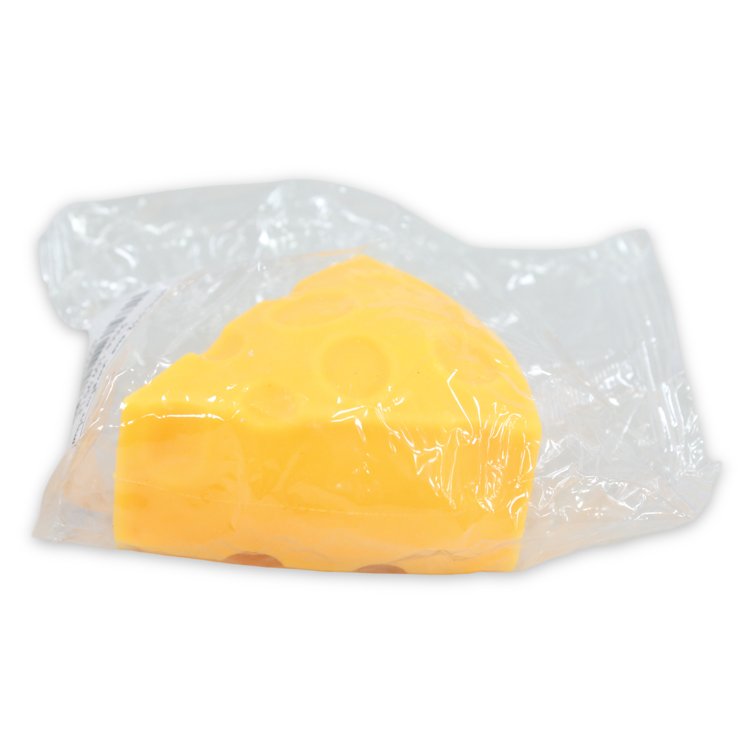 Triangular Cheese Squishy Toy – Yellow