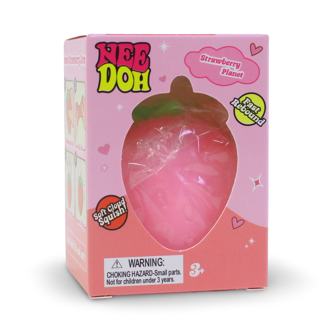 NeeDoh Strawberry Squishy Toy