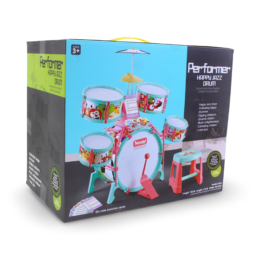 طقم طبول الجاز "بيرفورمر هابي" للأطفال