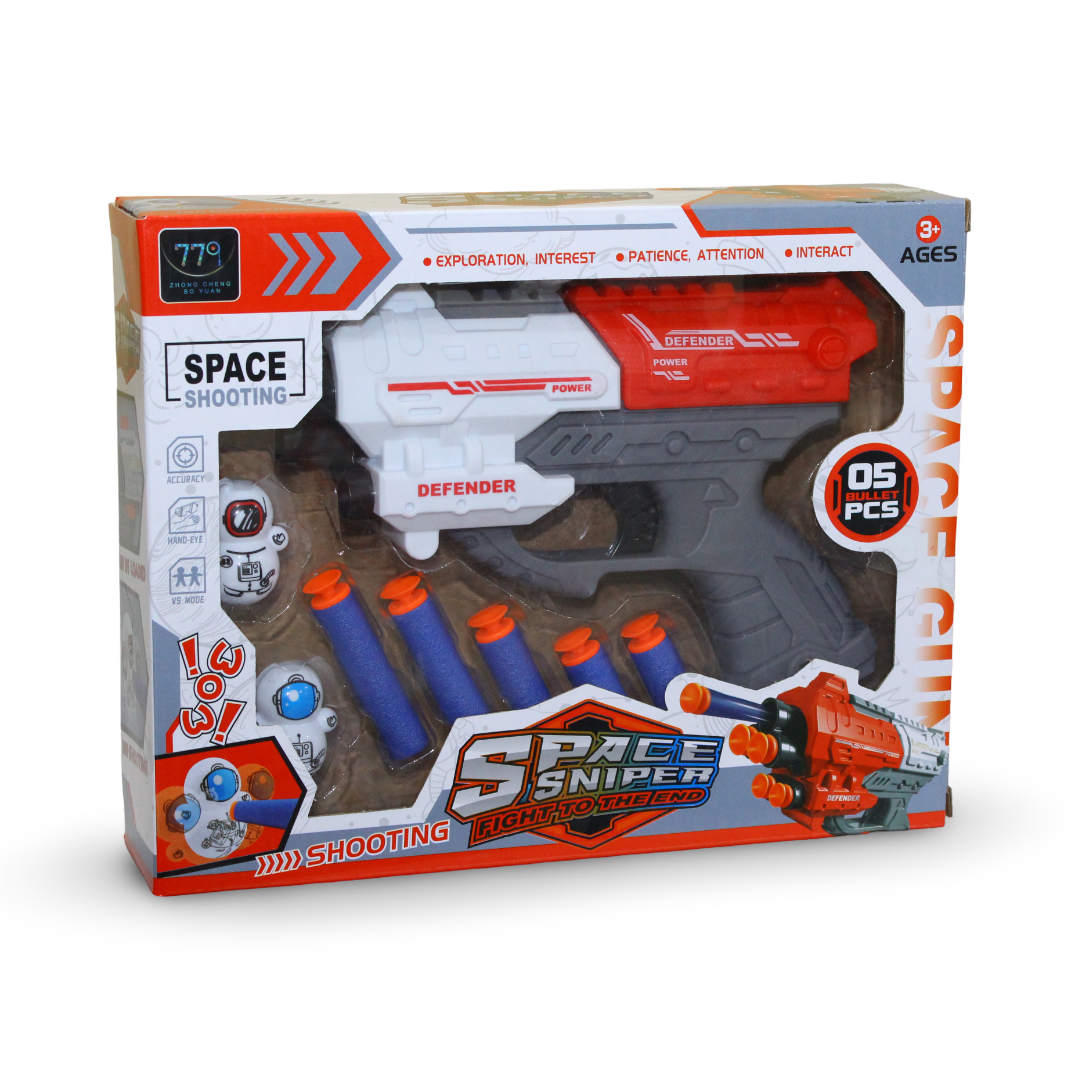 "Space Sniper" Foam Dart Blaster Set + 5 Bullets