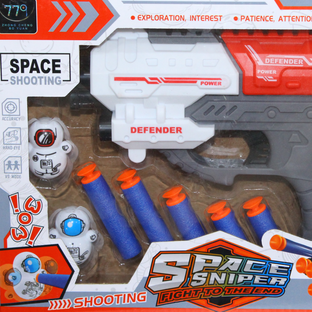 "Space Sniper" Foam Dart Blaster Set + 5 Bullets