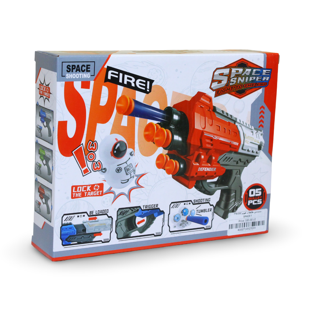 "Space Sniper" Foam Dart Blaster Set + 5 Bullets