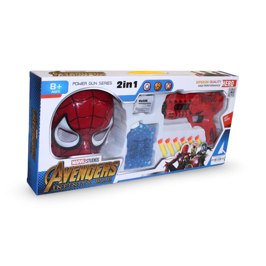 Spider-Man 2-in-1 Power Gun and Mask Playset