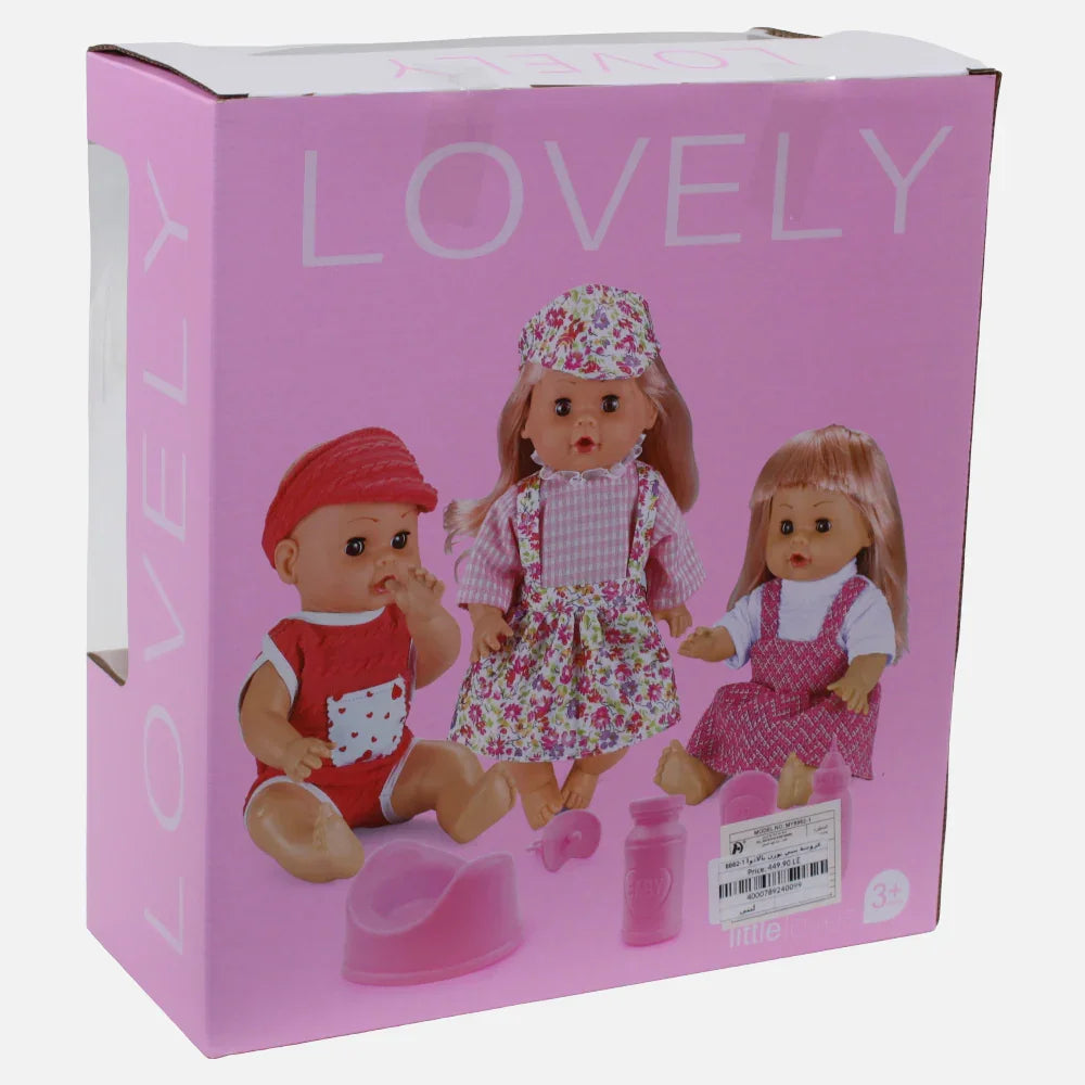 Baby Born Doll with Accessories – Blue