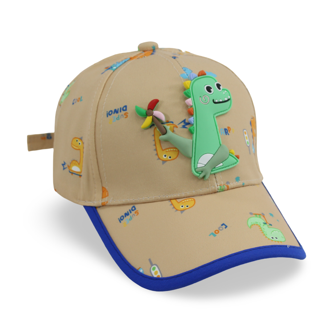 Unisex Cotton Cap – Dinosaur Design