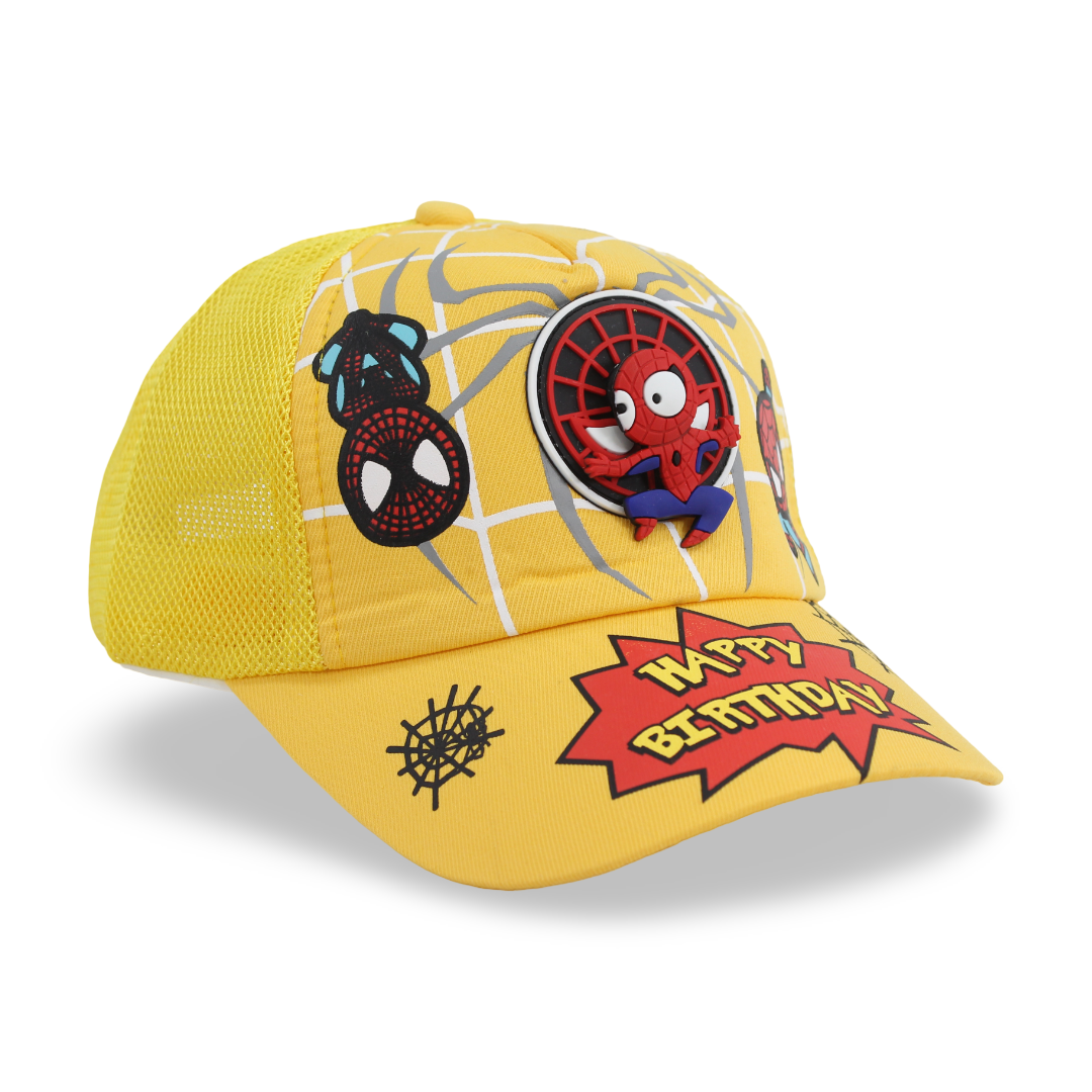 Boys Cotton Cap – Spider Design