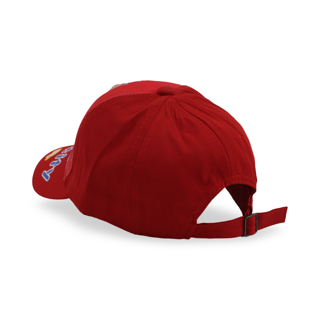 Boys Cotton Cap – Black with "City" Design