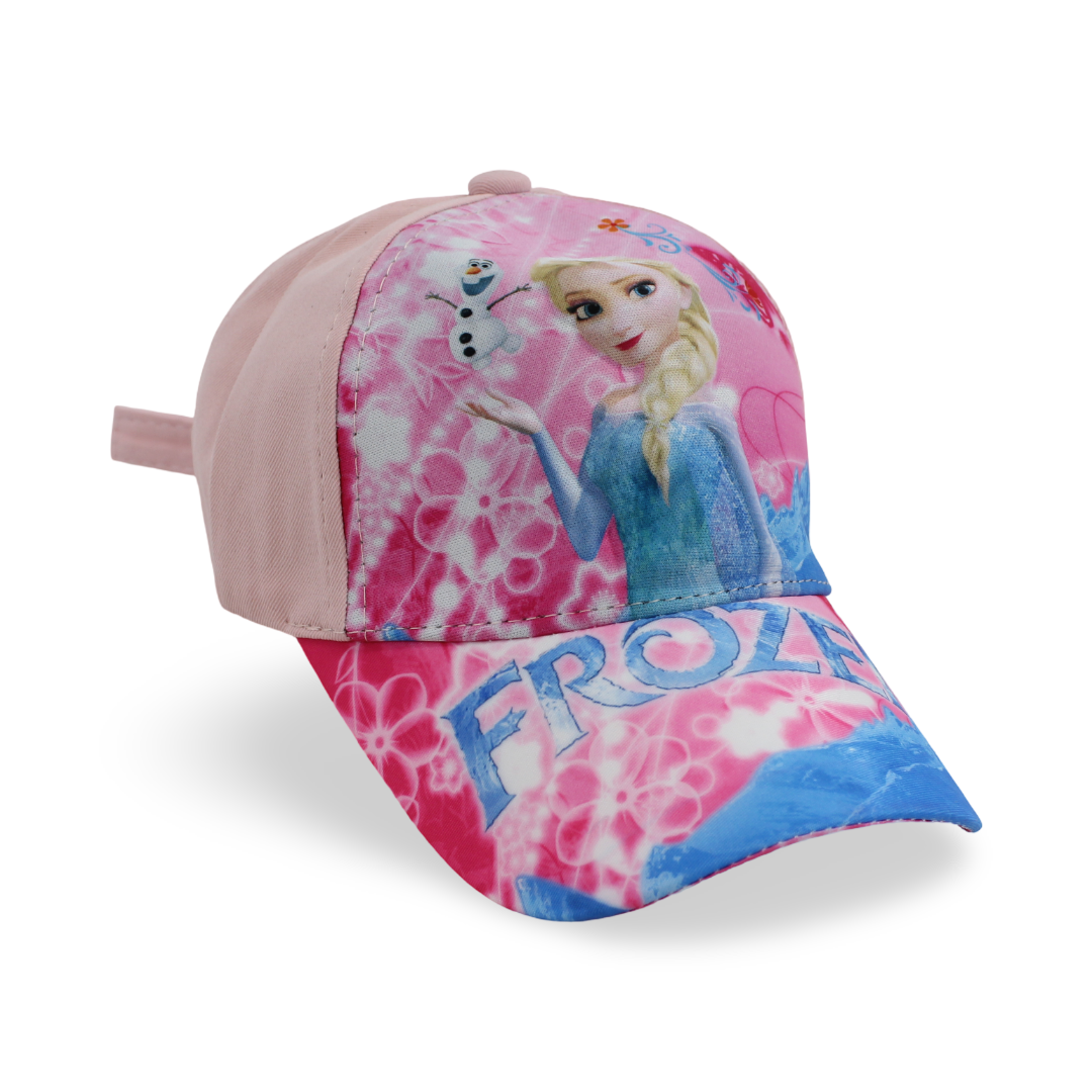 Girls Cotton Cap – Frozen Print