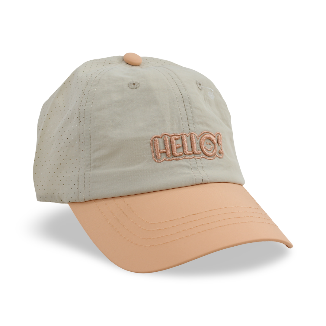 Unisex Cotton Cap – "Hello" Design
