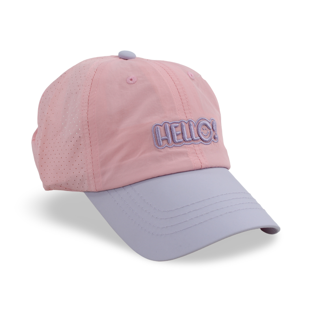 Unisex Cotton Cap – "Hello" Design