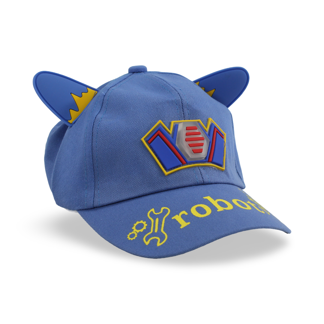 Boys Cotton Cap – "Robot" Print - Clothing - Fancy