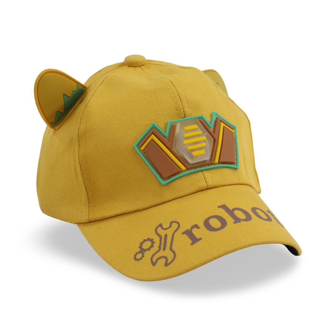 Boys Cotton Cap – "Robot" Print
