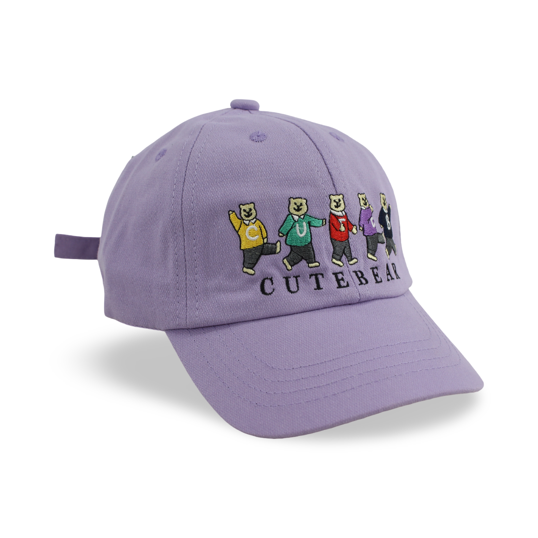 Unisex Cotton Cap – "Cute Bear" Embroidery - Clothing - Fancy