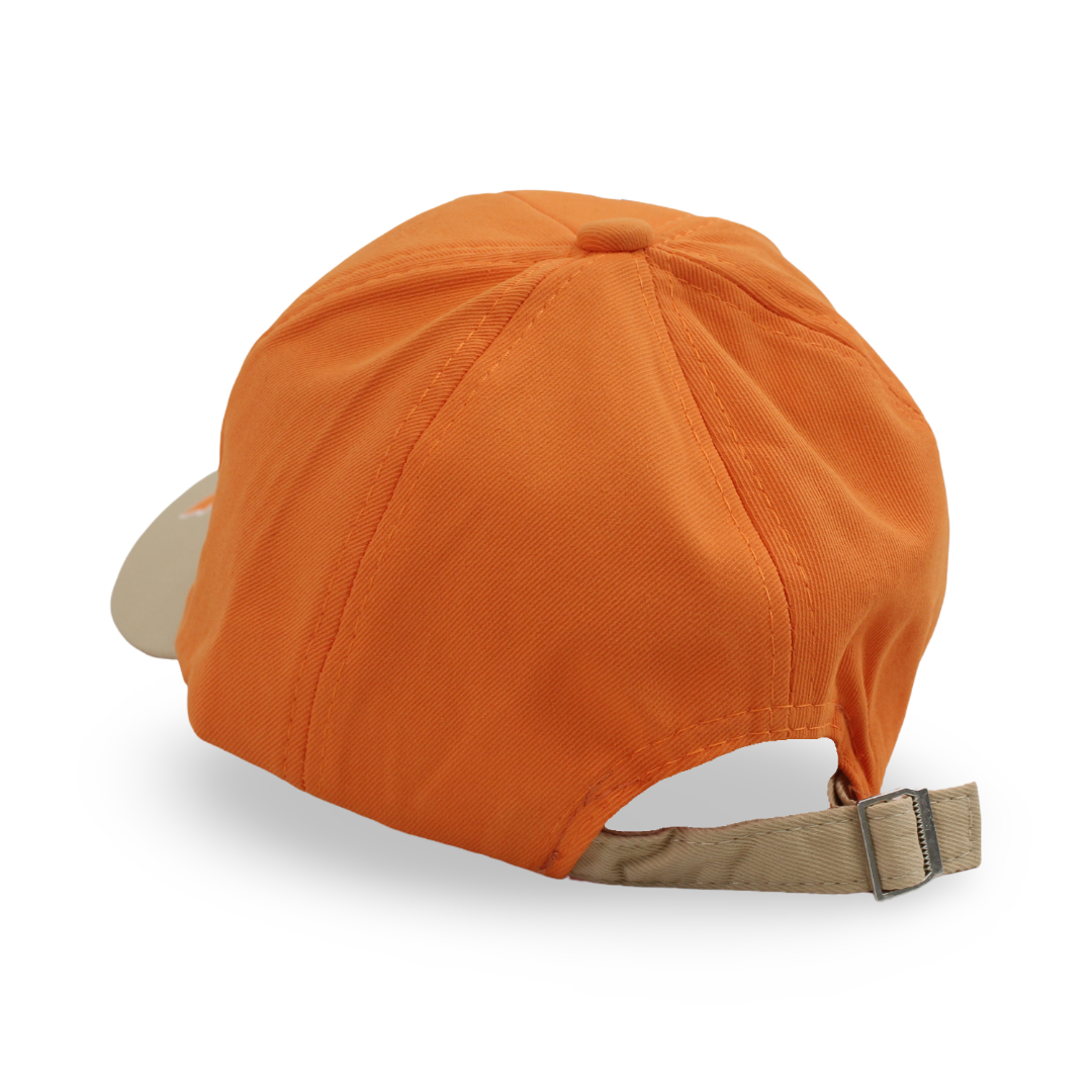 Boys Cotton Cap – Orange with "Super" Design