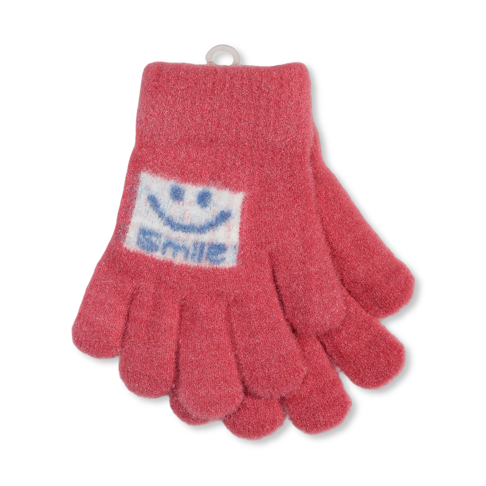 Smile Children Gloves – Salmon - Clothing - Fancy