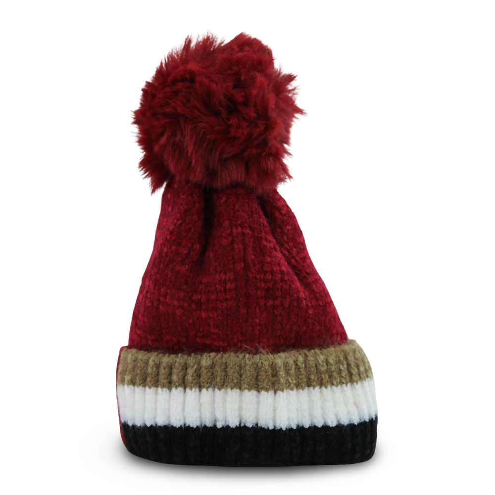 Unisex Knit Ice Cap – Dark Red - Clothing - Fancy