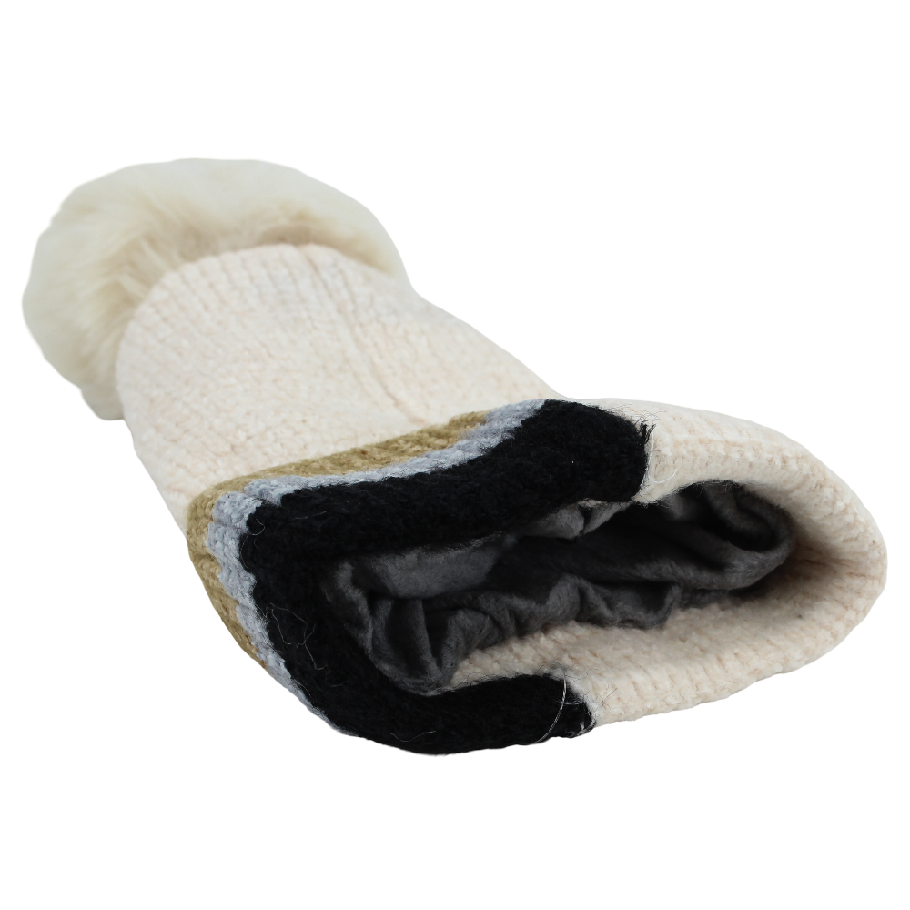 Unisex Knit Ice Cap – Off-White