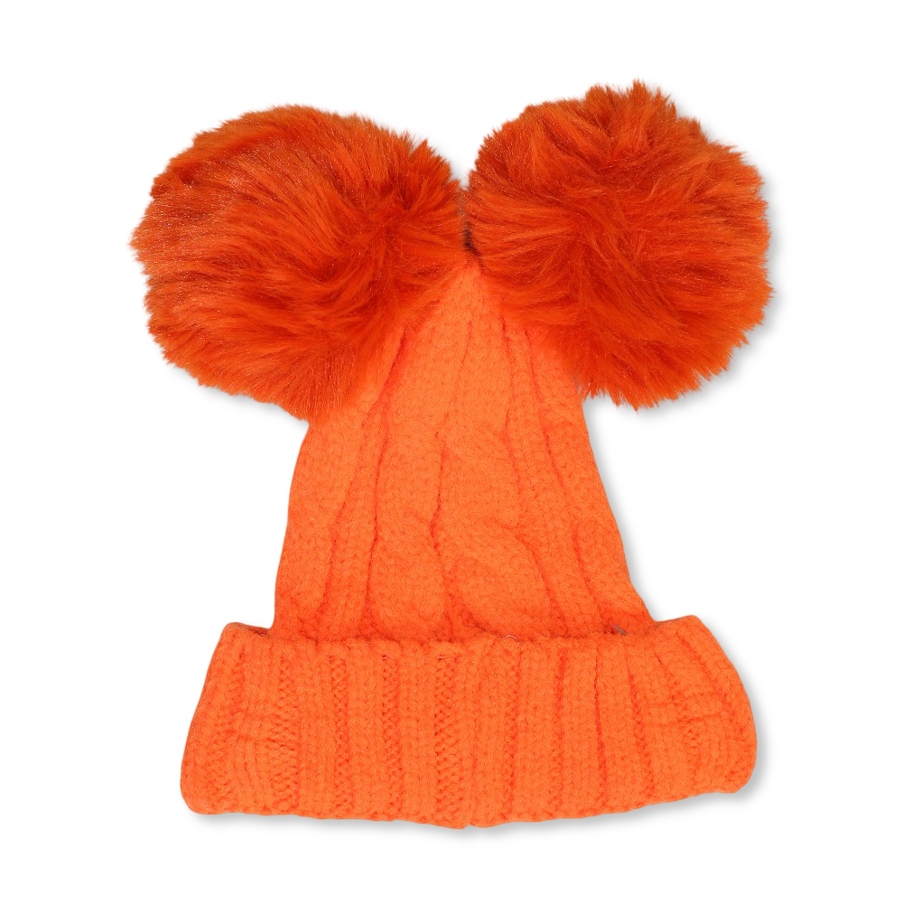 Unisex Knit Ice Cap – Orange - Clothing - Fancy