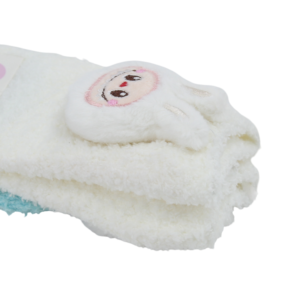 Unisex Socks – White with Labubu Design